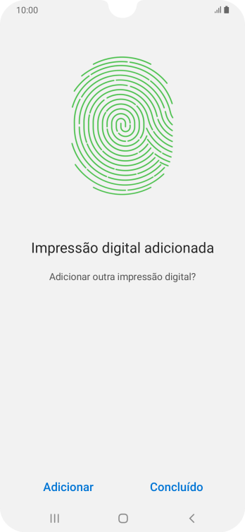 Pressione Concluído. Pressione Concluído.