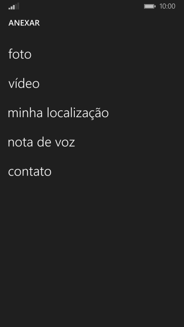 Pressione foto, e navegue até a pasta desejada. Pressione foto, e navegue até a pasta desejada.