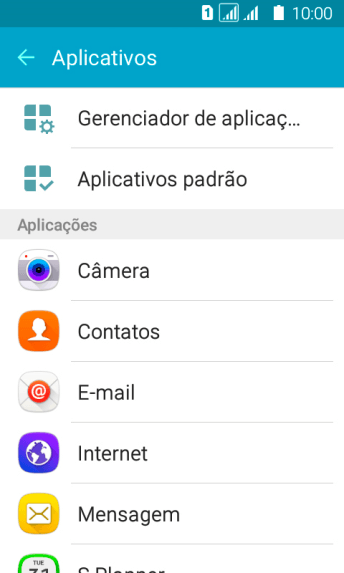 Pressione Gerenciador de aplicaç.... Pressione Gerenciador de aplicaç....