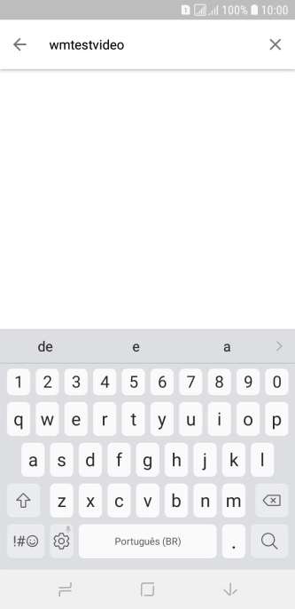 Digite a palavra de busca desejada, e pressione o ícone de busca. Digite a palavra de busca desejada, e pressione o ícone de busca.