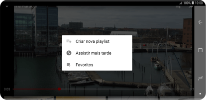 Pressione a lista de reprodução desejada. Pressione a lista de reprodução desejada.