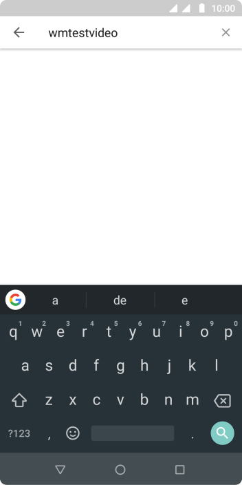 Digite a palavra de busca desejada, e pressione o ícone de busca. Digite a palavra de busca desejada, e pressione o ícone de busca.