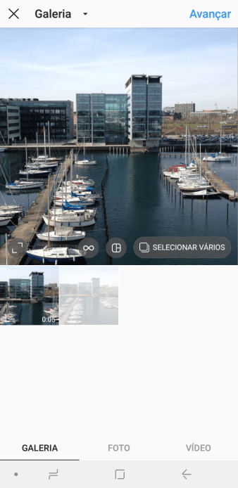 Pressione GALERIA, e navegue até a foto ou vídeo desejado. Pressione GALERIA, e navegue até a foto ou vídeo desejado.