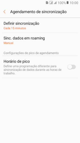 Pressione Definir sincronização. Pressione Definir sincronização.