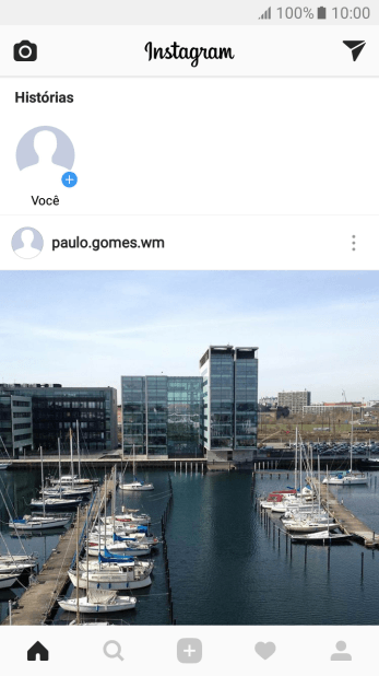 Pressione o ícone de busca. Pressione o ícone de busca.