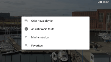 Pressione a lista de reprodução desejada. Pressione a lista de reprodução desejada.