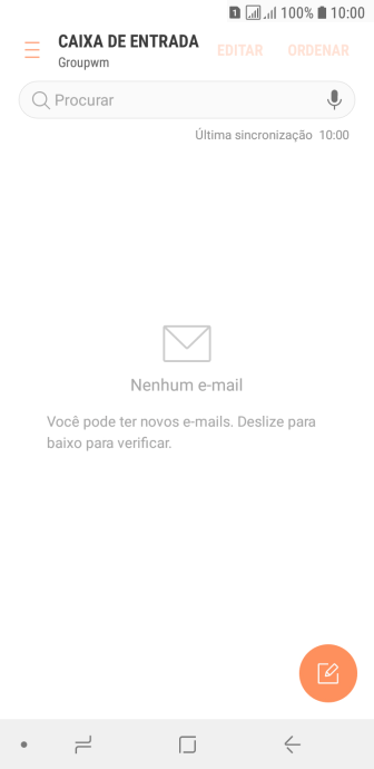 Deslize para a direita a partir do lado esquerdo da tela. Deslize para a direita a partir do lado esquerdo da tela.