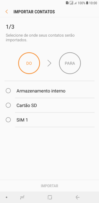 Pressione ‹SIM›. Pressione ‹SIM›.