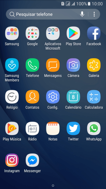Pressione Samsung. Pressione Samsung.