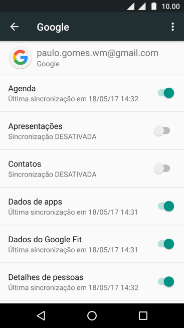 Pressione o indicador ao lado de Pressione o indicador ao lado de