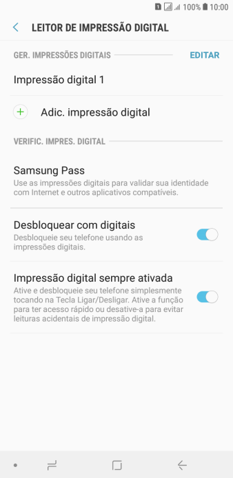 Pressione duas vezes a tecla de voltar. Pressione duas vezes a tecla de voltar.