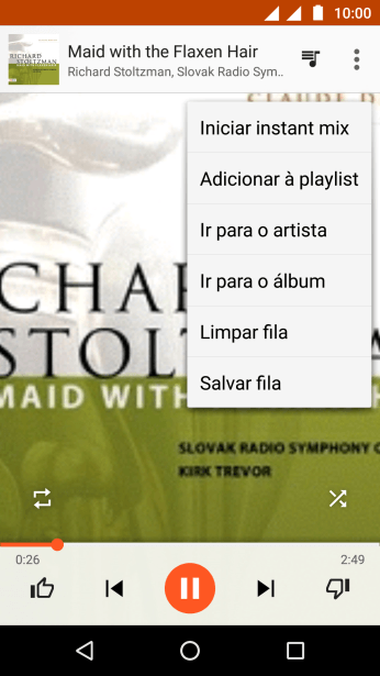 Pressione Adicionar à playlist. Pressione Adicionar à playlist.