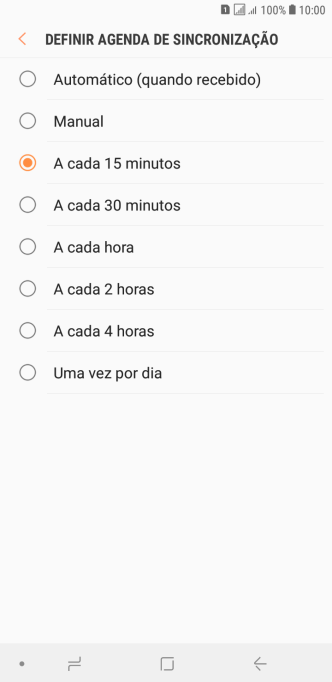 Pressione a configuração desejada. Pressione a configuração desejada.
