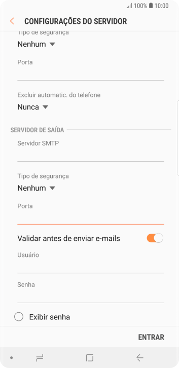 Pressione o indicador ao lado de Pressione o indicador ao lado de