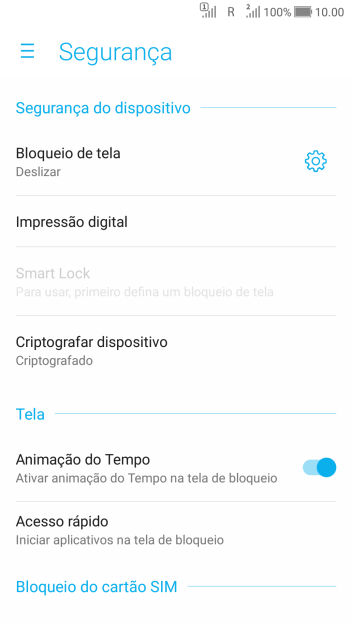 Pressione Impressão digital. Pressione Impressão digital.