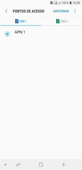 Pressione ADICIONAR. Pressione ADICIONAR.