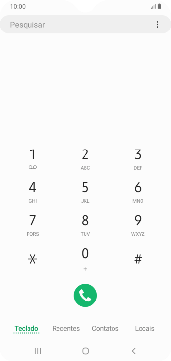 Pressione o ícone de menu. Pressione o ícone de menu.