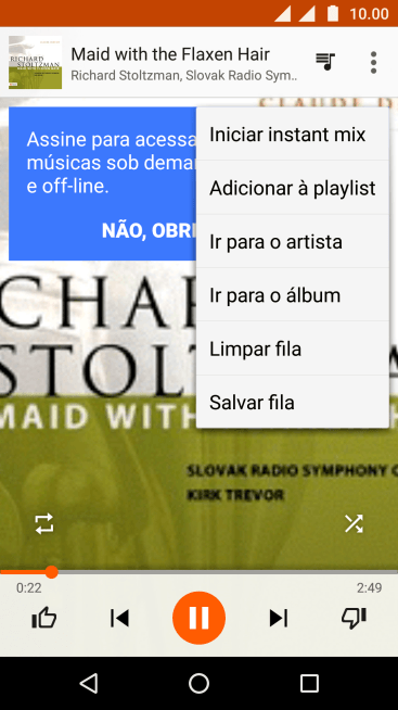 Pressione Adicionar à playlist. Pressione Adicionar à playlist.