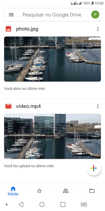 Pressione o ícone de pasta, e navegue até a pasta desejada. Pressione o ícone de pasta, e navegue até a pasta desejada.