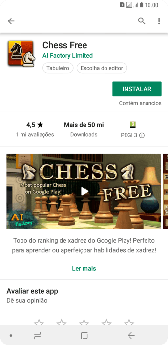 Pressione INSTALAR, e siga as indicações da tela para instalar o app. Pressione INSTALAR, e siga as indicações da tela para instalar o app.