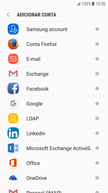 Pressione E-mail. Pressione E-mail.