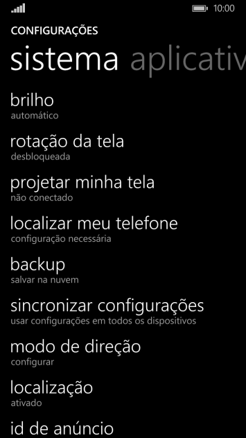 Pressione localização. Pressione localização.