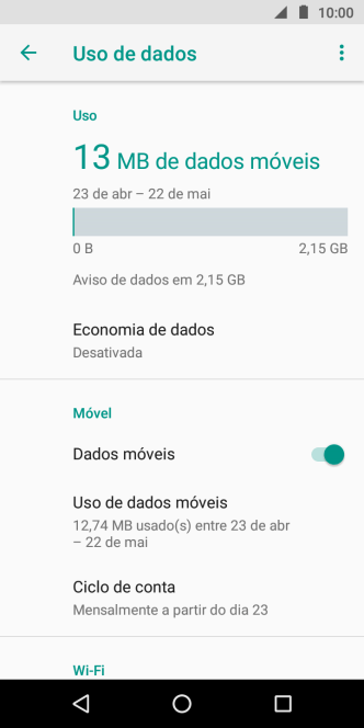 Pressione o indicador ao lado de Pressione o indicador ao lado de
