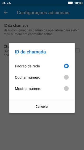 Pressione Mostrar número para ativar a identificação do seu número. Pressione Mostrar número para ativar a identificação do seu número.