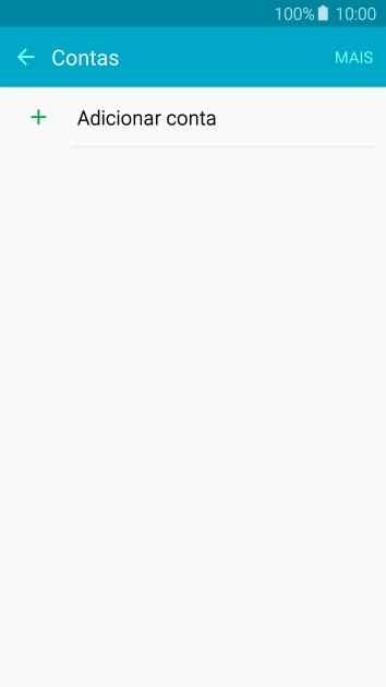 Pressione Adicionar conta. Pressione Adicionar conta.