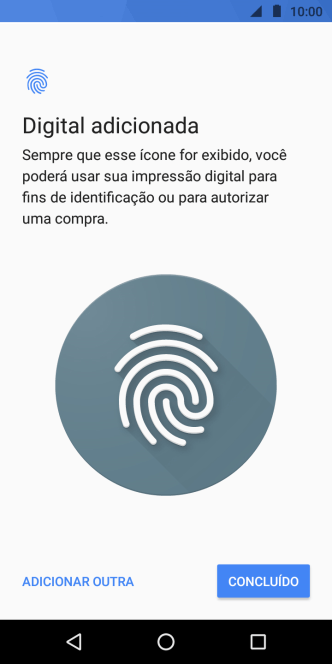 Pressione CONCLUÍDO. Pressione CONCLUÍDO.