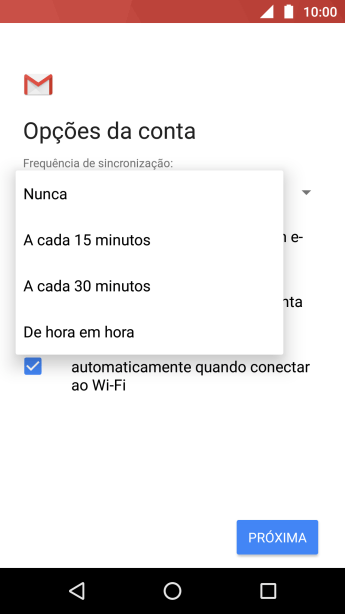 Pressione a configuração desejada. Pressione a configuração desejada.