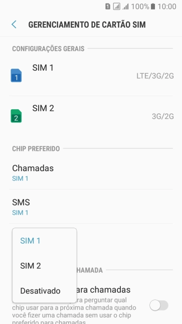 Pressione a configuração desejada. Pressione a configuração desejada.