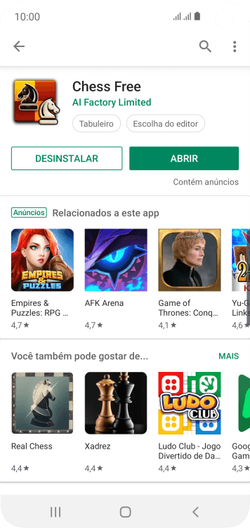 Pressione a tecla de início para finalizar e voltar à tela inicial. Pressione a tecla de início para finalizar e voltar à tela inicial.