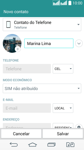 Pressione Telefone, e digite o número de telefone. Pressione Telefone, e digite o número de telefone.