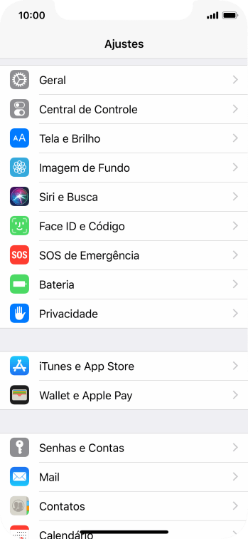Pressione iTunes e App Store. Pressione iTunes e App Store.