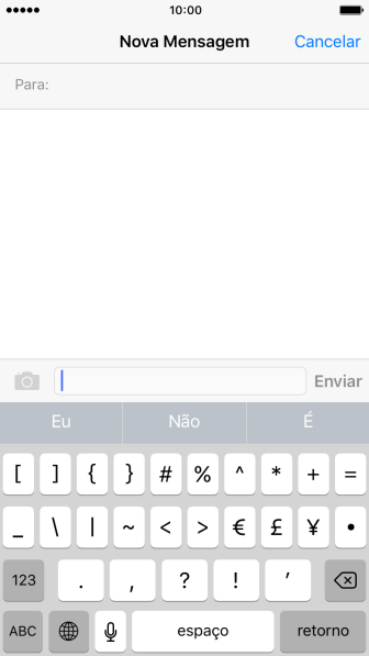 Pressione ABC para retornar ao teclado de letras. Pressione ABC para retornar ao teclado de letras.