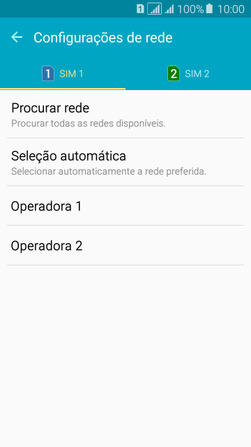 Se você quiser selecionar a rede automaticamente, deve pressionar Seleção automática. Se você quiser selecionar a rede automaticamente, deve pressionar Seleção automática.