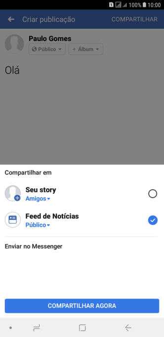 Pressione as configurações desejadas. Pressione as configurações desejadas.