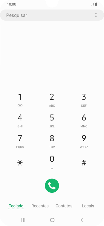 Pressione o ícone de menu. Pressione o ícone de menu.