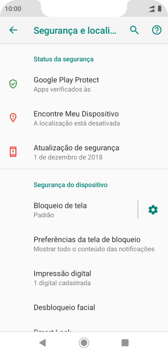 Pressione Bloqueio de tela, e insira o código de bloqueio extra que você criou anteriormente. Pressione Bloqueio de tela, e insira o código de bloqueio extra que você criou anteriormente.