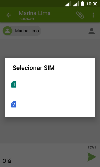 Pressione o chip desejado. Pressione o chip desejado.