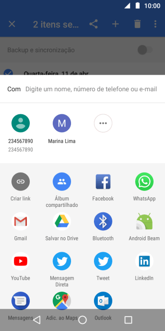 Pressione Salvar no Drive Pressione Salvar no Drive