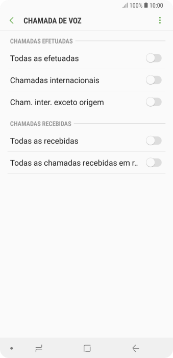 Pressione o indicador ao lado do tipo de bloqueio. Pressione o indicador ao lado do tipo de bloqueio.