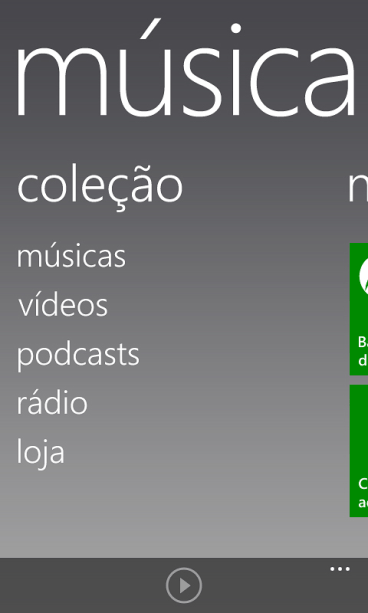 Pressione músicas. Pressione músicas.