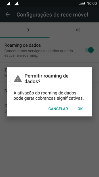 Se você quiser ativar a função, deve pressionar OK. Se você quiser ativar a função, deve pressionar OK.