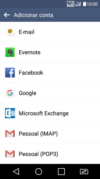 Pressione E-mail. Pressione E-mail.