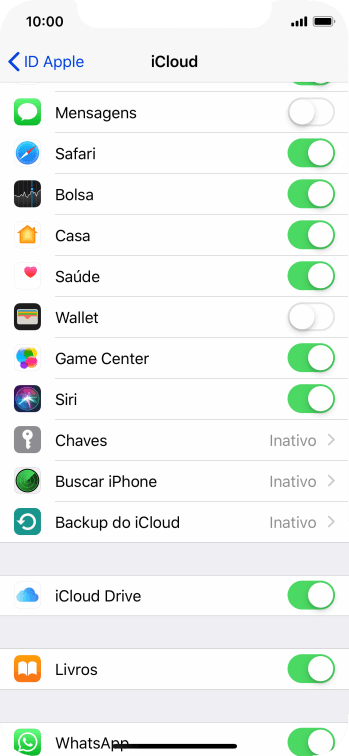 Pressione Buscar iPhone. Pressione Buscar iPhone.