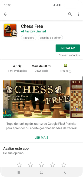 Pressione INSTALAR, e siga as indicações da tela para instalar o app. Pressione INSTALAR, e siga as indicações da tela para instalar o app.