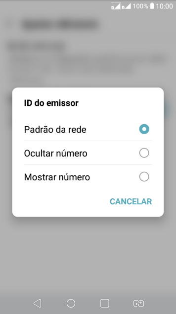 Pressione Mostrar número para ativar a identificação do seu número. Pressione Mostrar número para ativar a identificação do seu número.