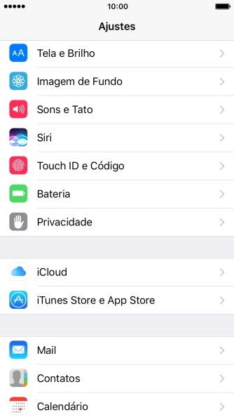 Pressione Touch ID e Código. Pressione Touch ID e Código.